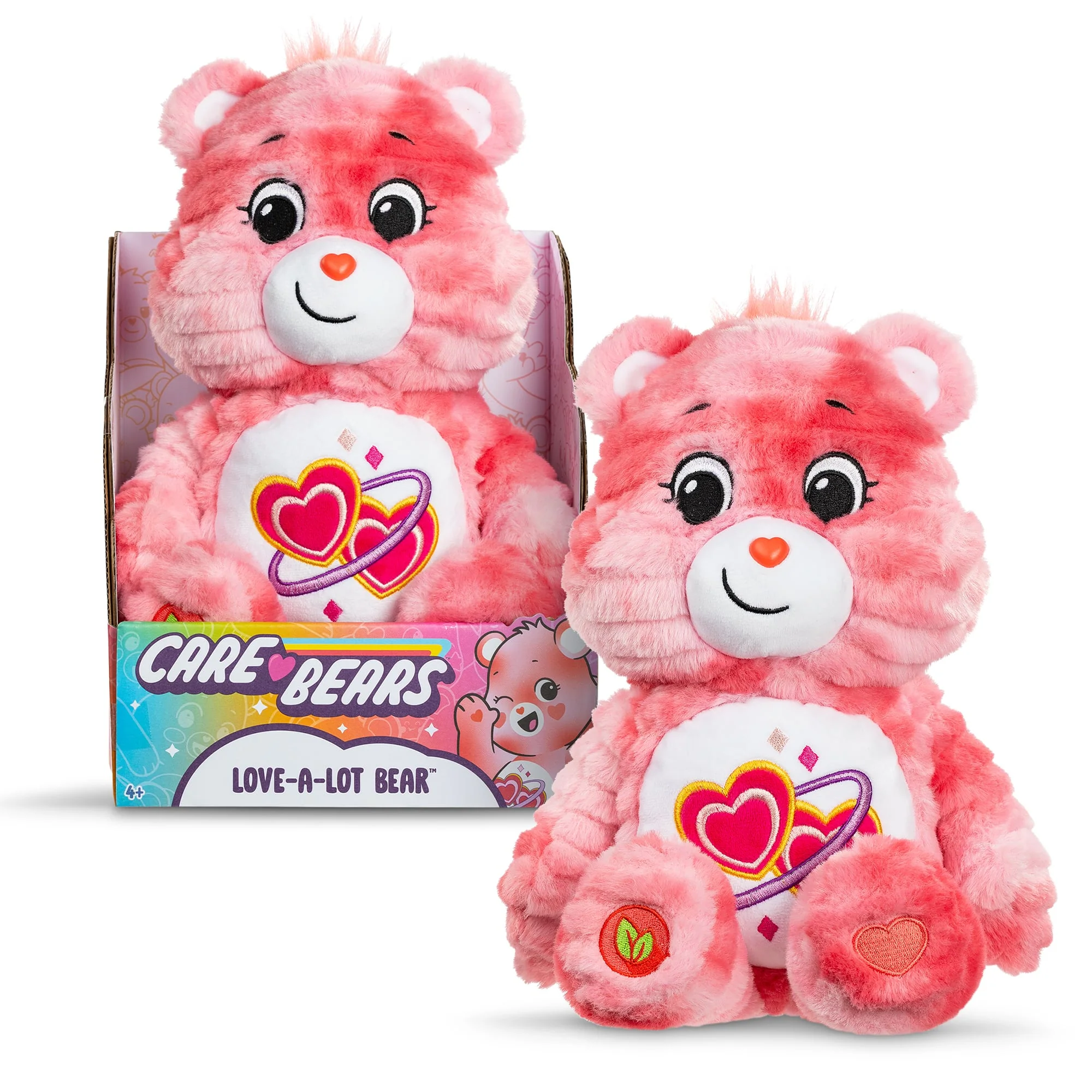 Care Bears 35cm Colour Splash Collection - Love-A-Lot Bear