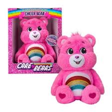 Care Bears 35cm Glitter Belly Medium Plush - Cheer Bear