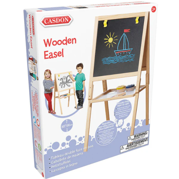 Casdon Wooden Double-Sided Easel - Image 2