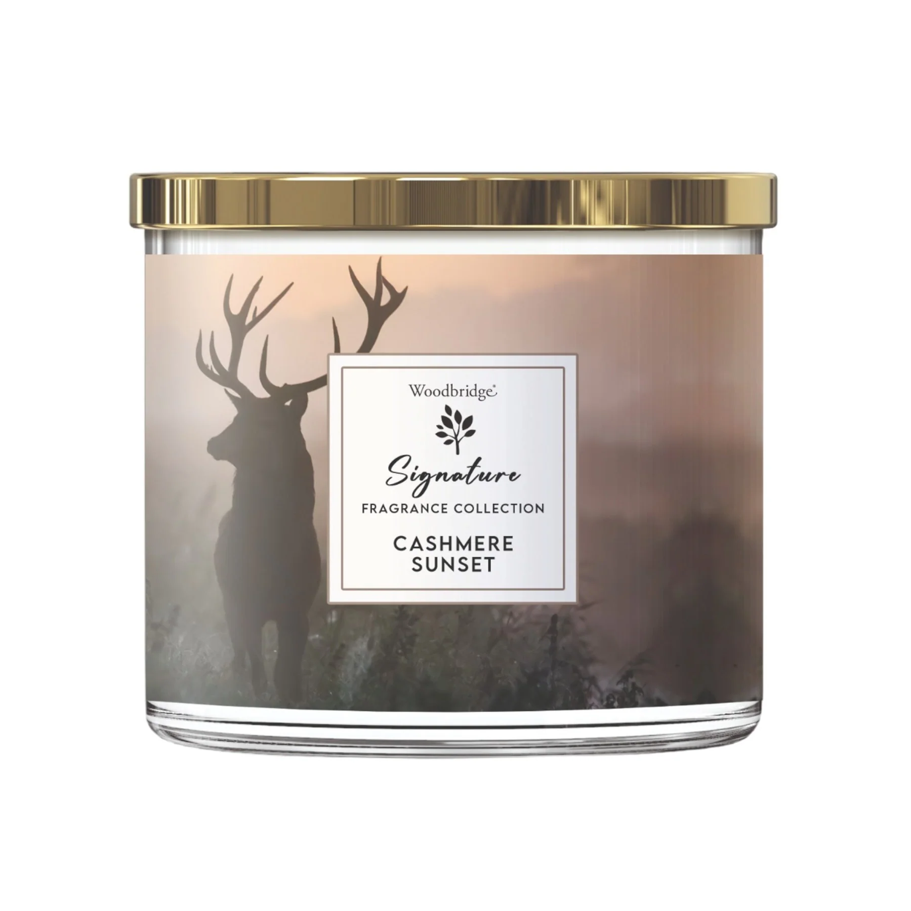Cashmere Sunset Wax Tumbler Candle Jar by Woodbridge 410g - Image 2