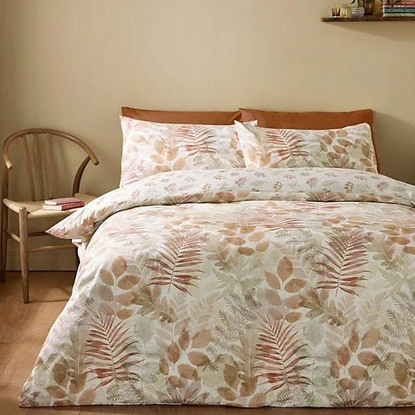 Catherine Lansfield Autumn Leaves So Soft Duvet Cover Set – Double