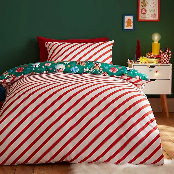 Catherine Lansfield Christmas Icons Festive Children Duvet Cover Set – Single - Image 2