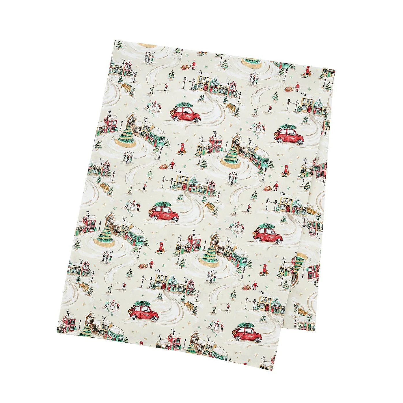 Catherine Lansfield Christmas Town Cotton Table Cloth 137x178cm - Image 3