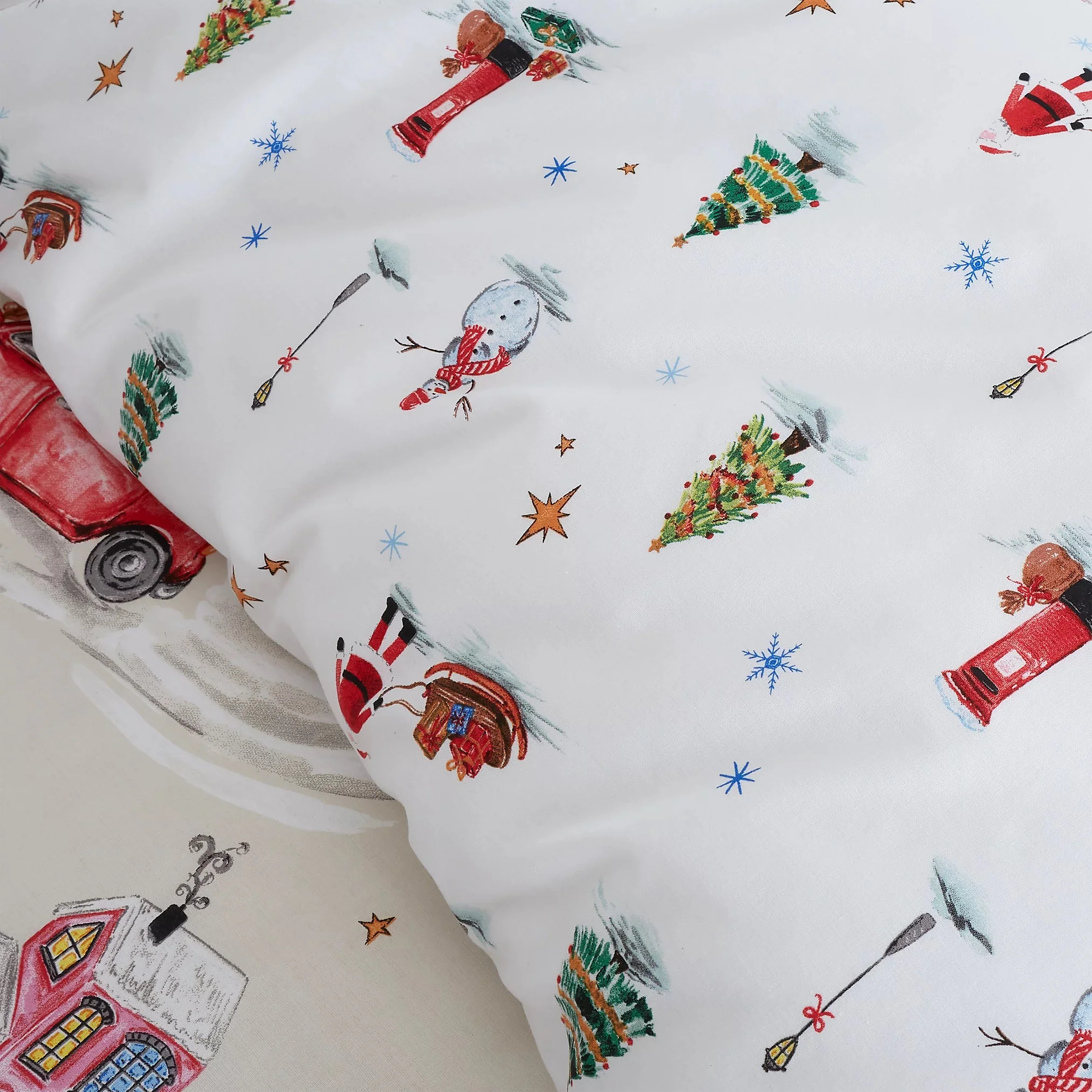 Catherine Lansfield Christmas Town Duvet Set - Single - Image 4