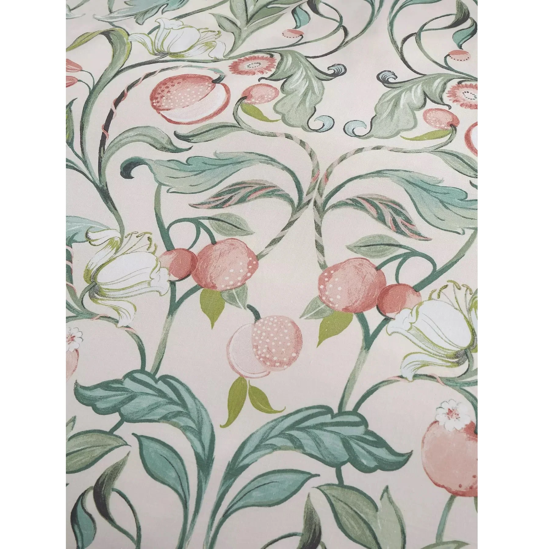 Catherine Lansfield Clarence Floral Green Duvet Set - Single - Image 4