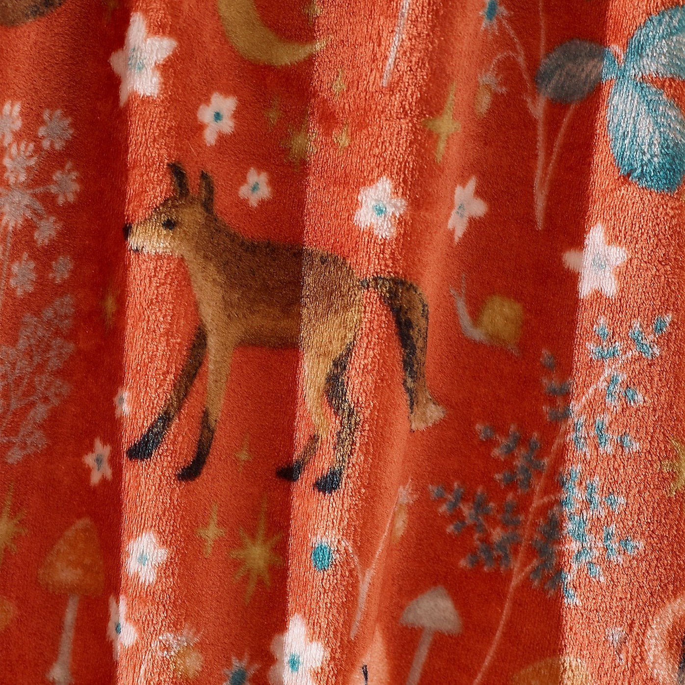 Catherine Lansfield Enchanted Twilight Animals Blanket Throw – 130x170cm - Image 2