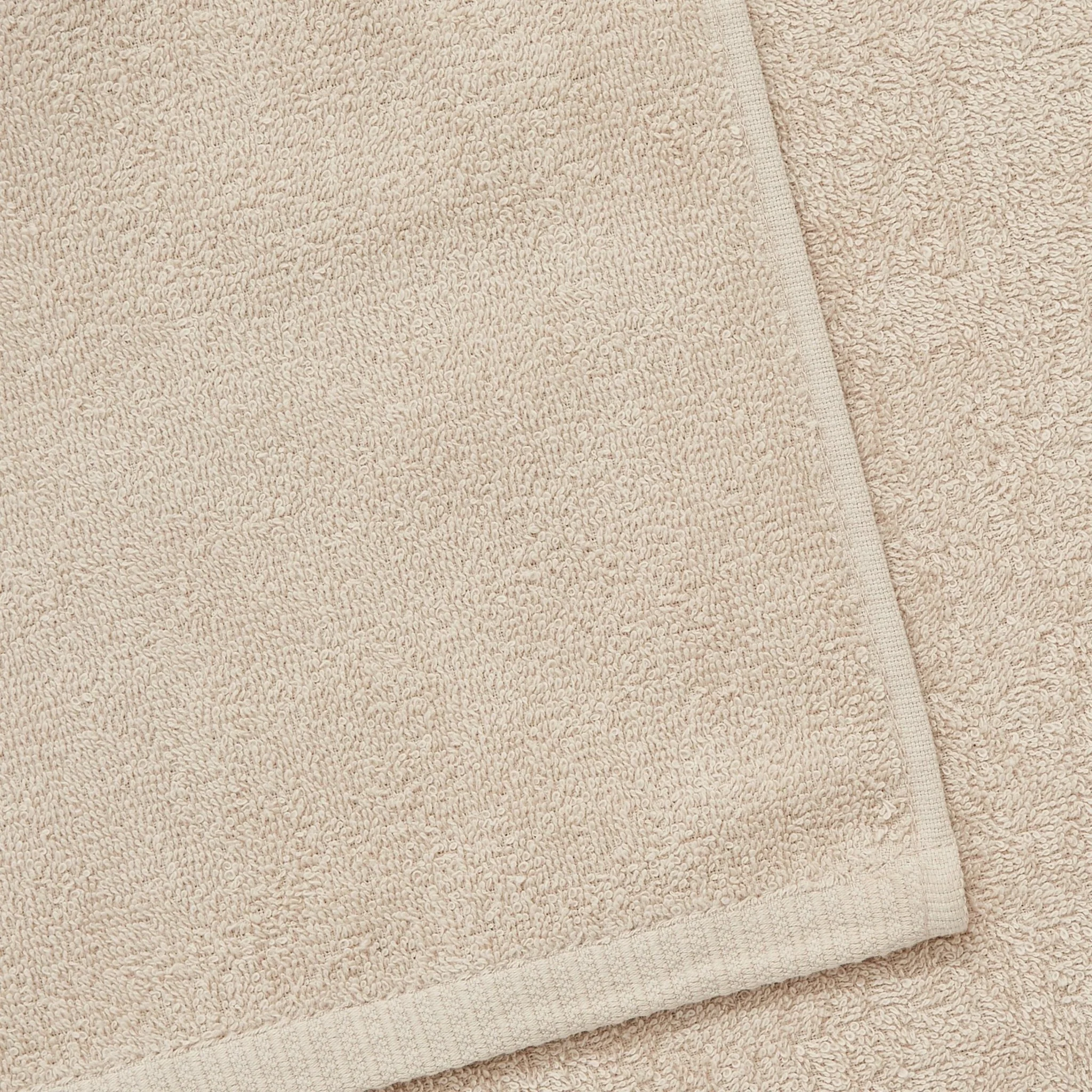 Catherine Lansfield Quick Dry 100% Cotton Natural 400gsm Bath Sheet - Image 2