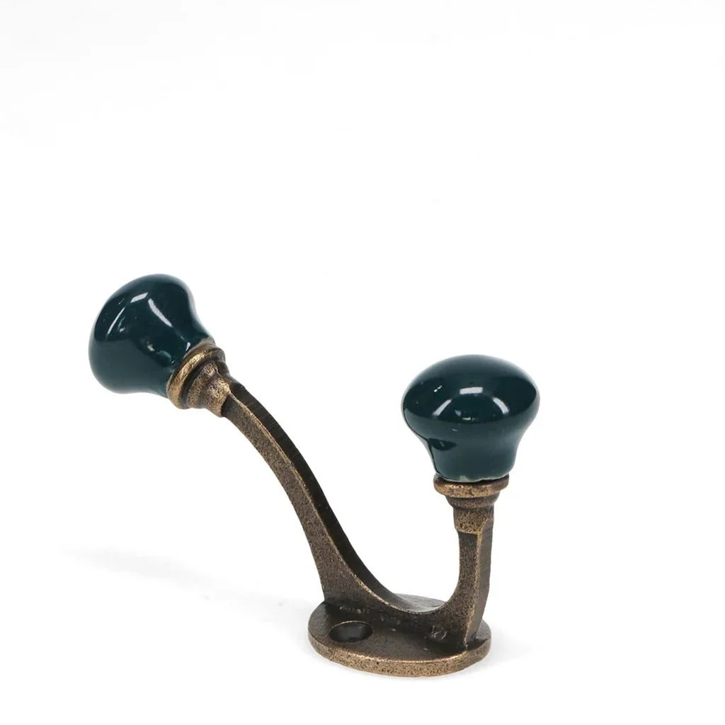Ceramic Double Hook – Blue - Image 3