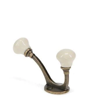 Ceramic Double Hook – Cream - Image 3
