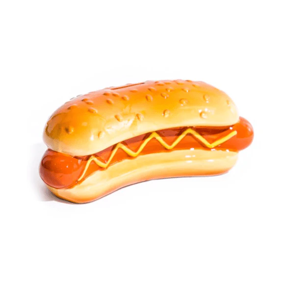 Ceramic Hotdog Money Box Savings Bank