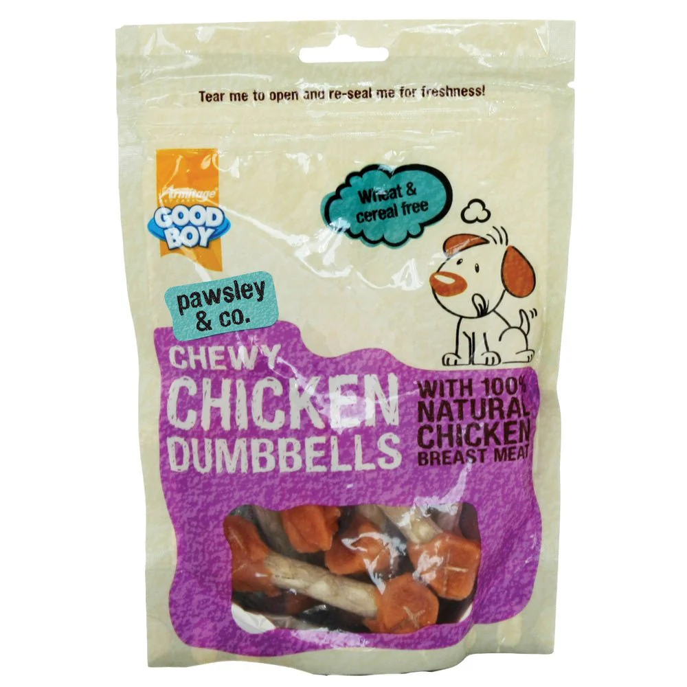 Chewy Chicken Dumbbells 100G Goodboy - Image 2