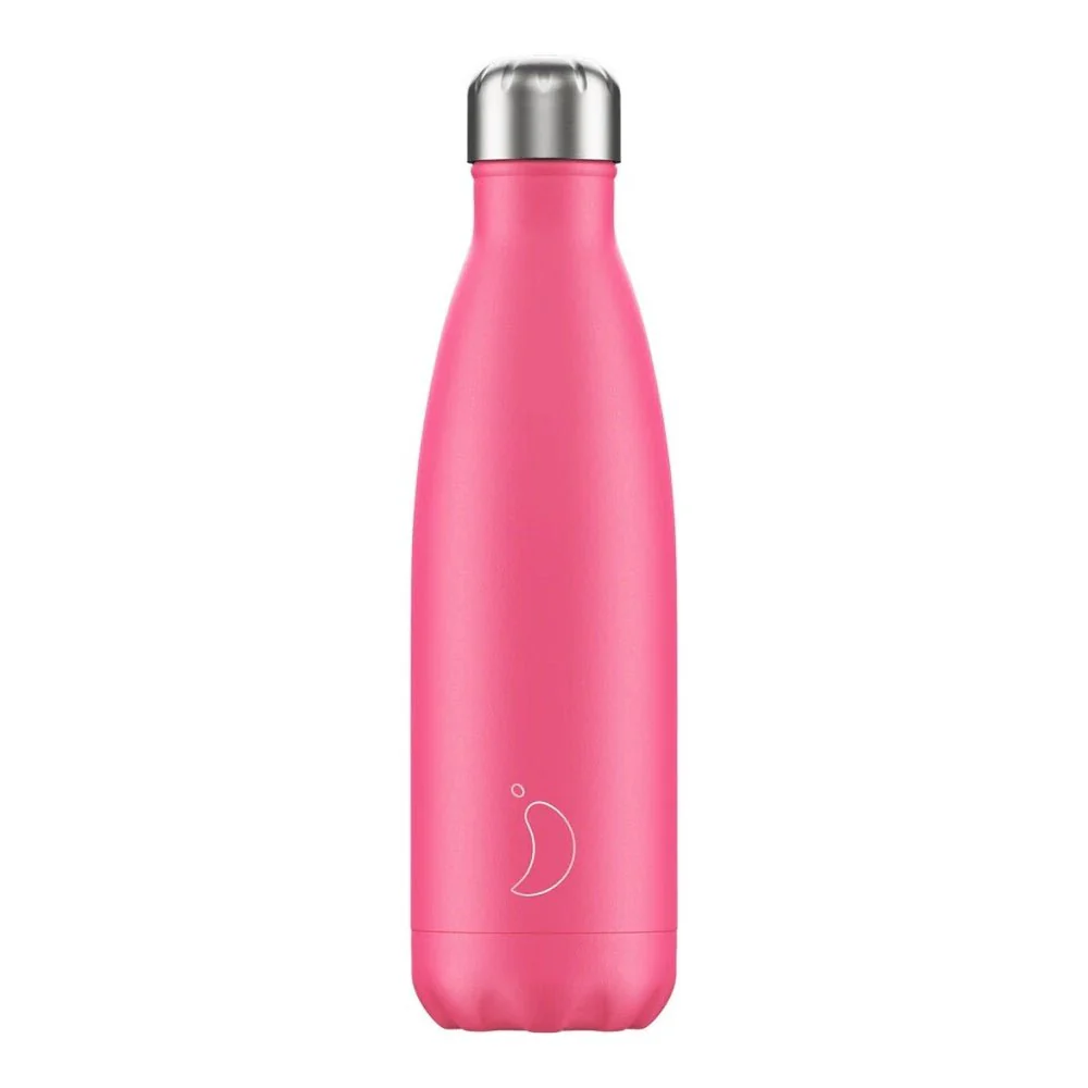 Chilly's 500ml Neon Pink Bottle