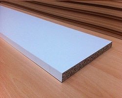 Chipboard White Veneered Panel 2400X450Mm - Image 2