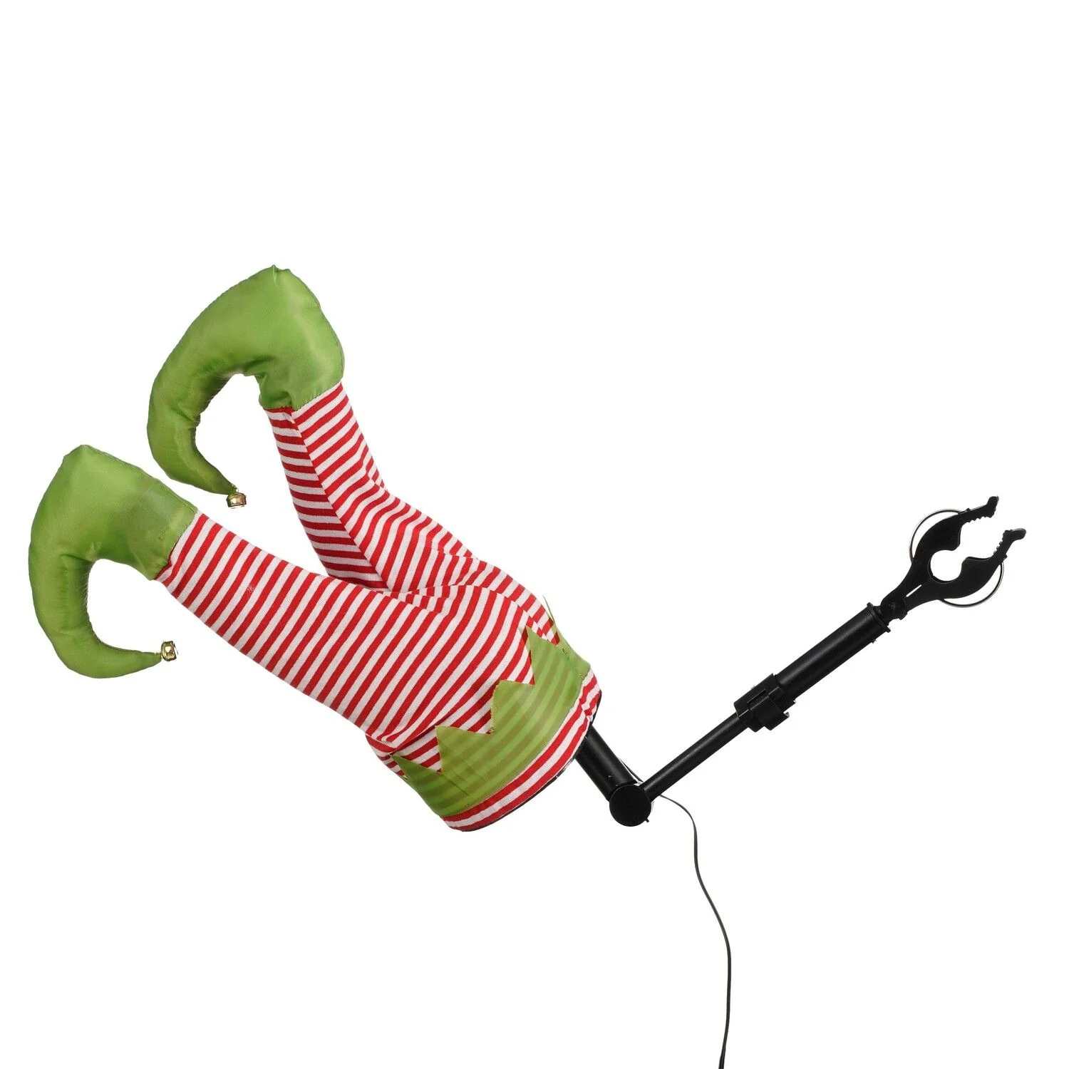 Christmas Animated Leg Elf Adapter Included - l17xw13xh35cm
