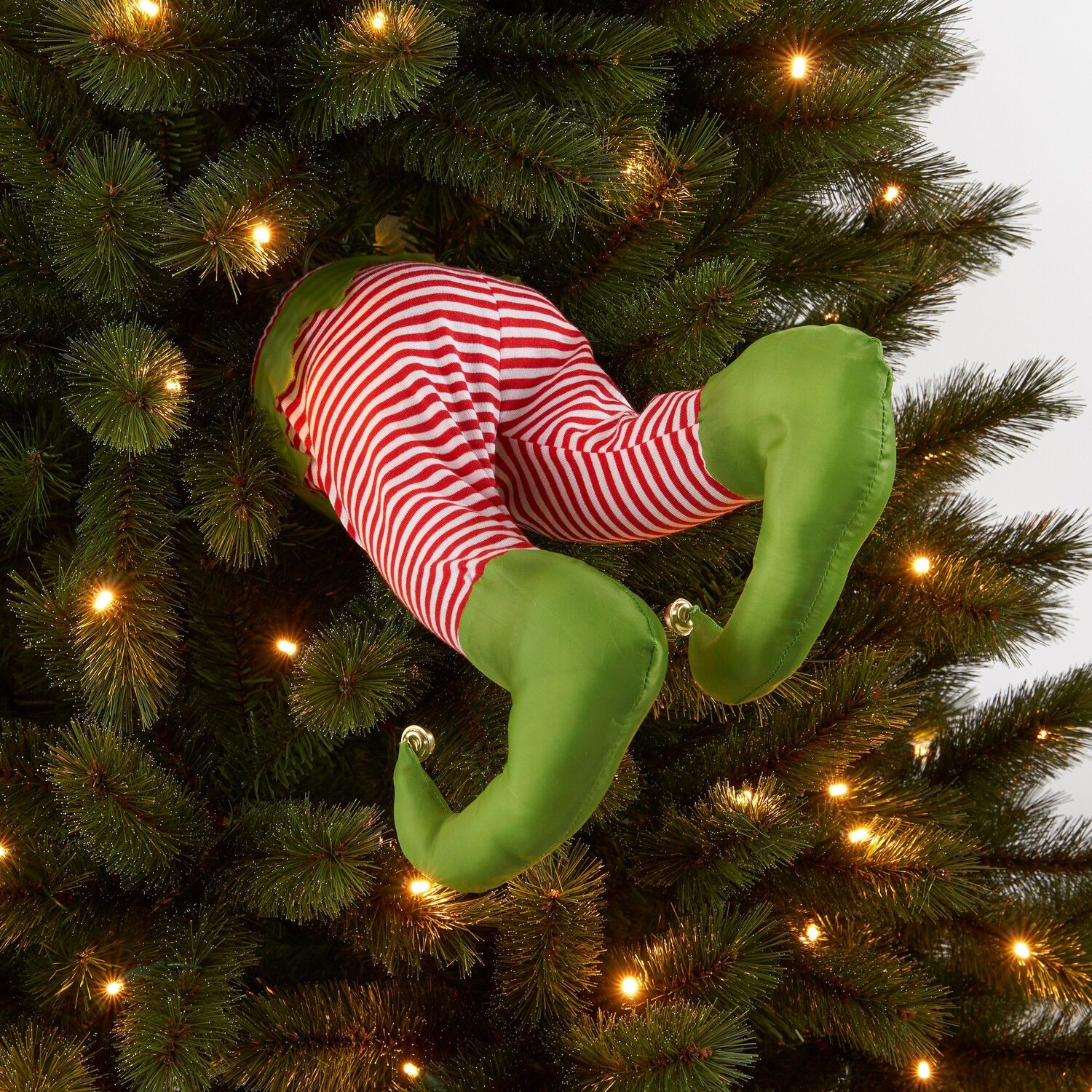 Christmas Animated Leg Elf Adapter Included - l17xw13xh35cm - Image 2