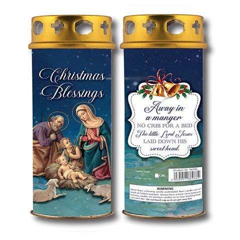 Christmas Blessings Candle Windproof Cap 86986