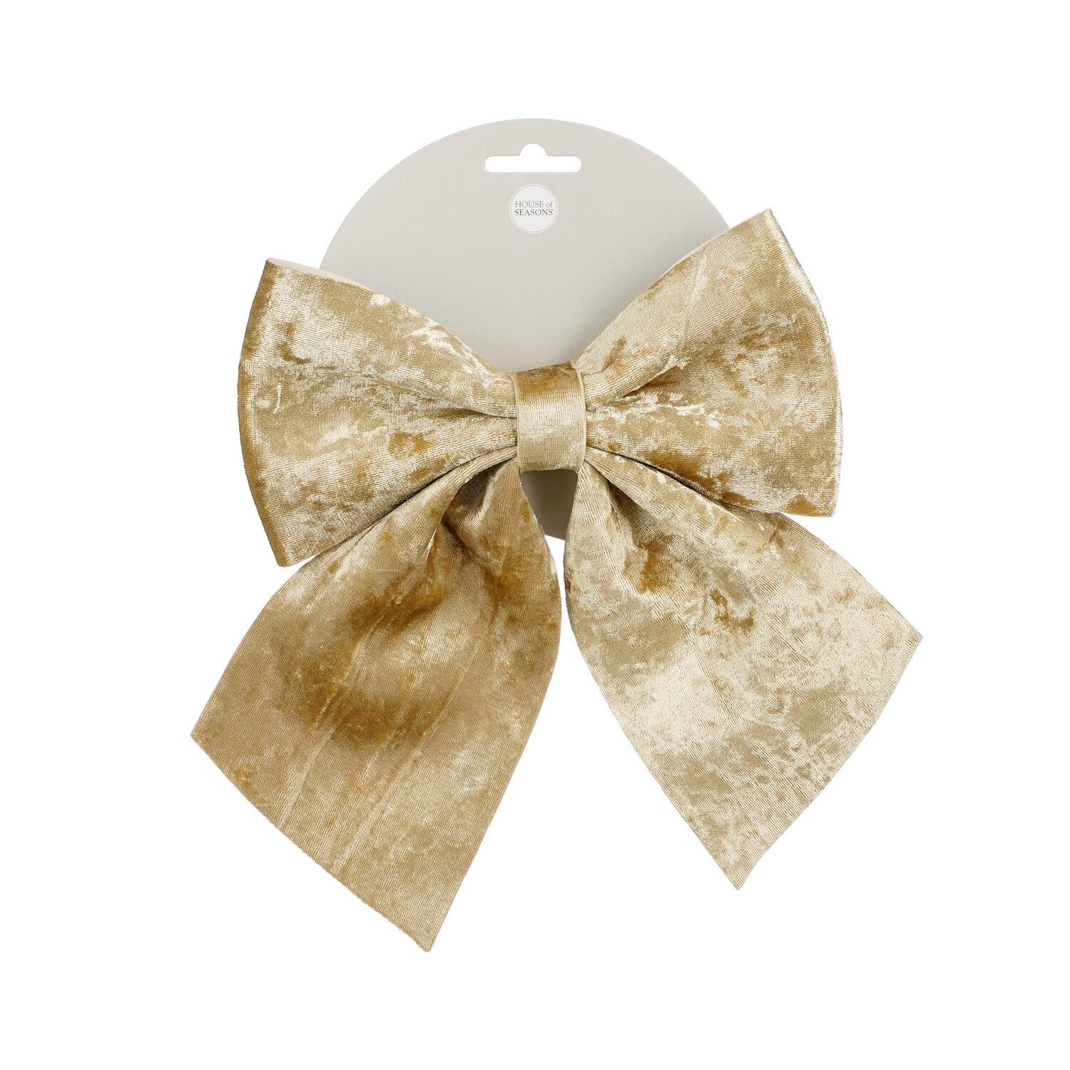 20 x 24cm Christmas Bow Champagne
