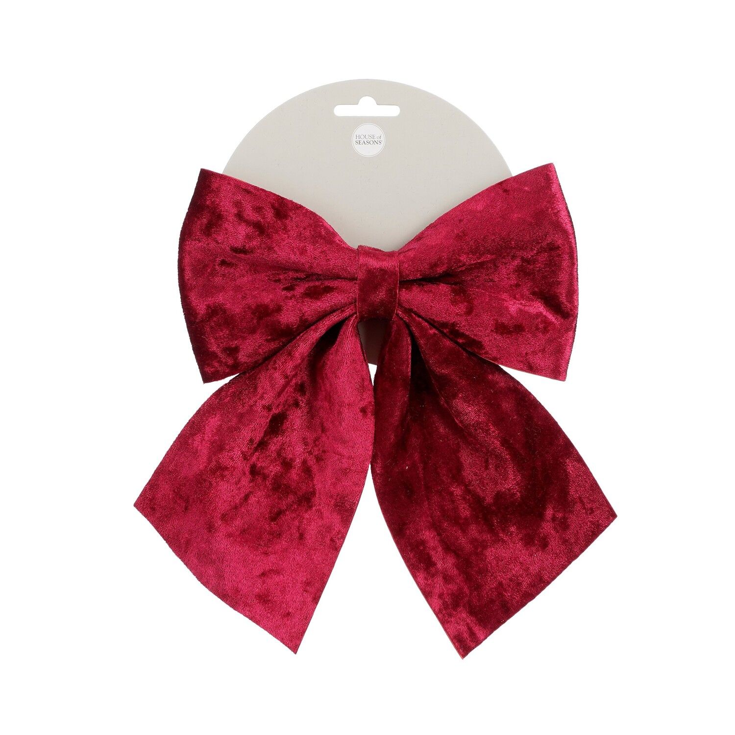Christmas Bow Dark Red 20 x 24cm