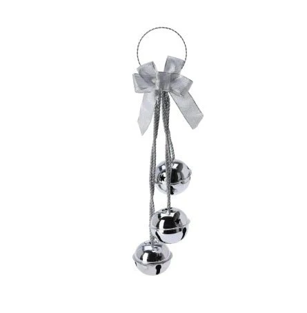 Christmas Door Hanger Bells – Silver