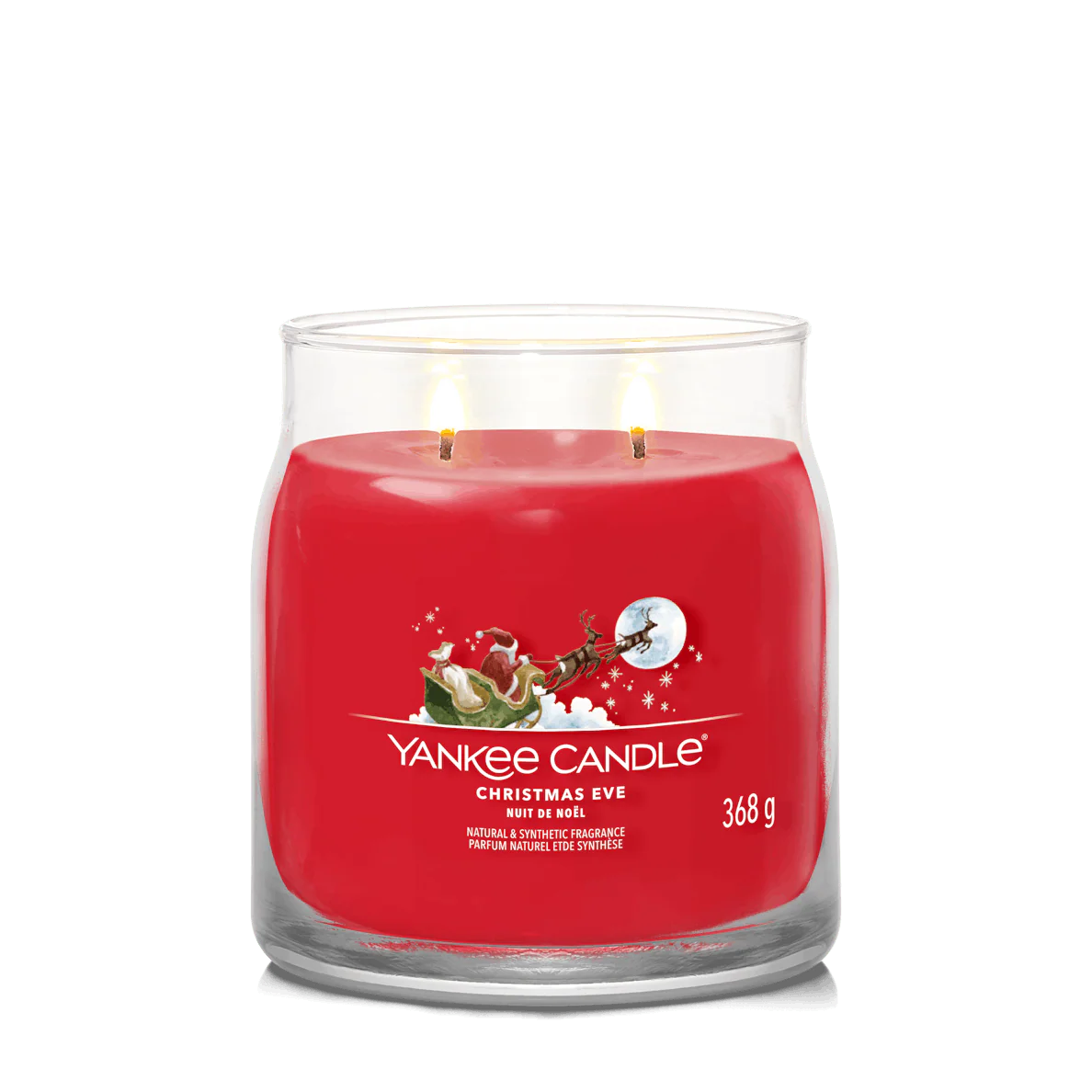 Christmas Eve Signature Medium Jar Yankee Candle 368g - Image 2