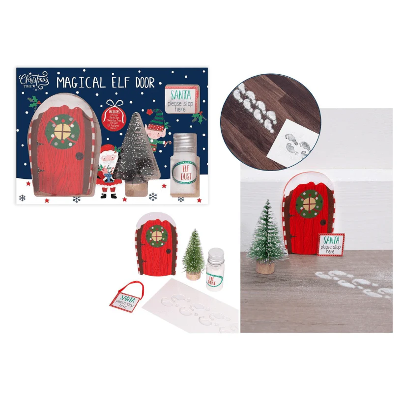 Christmas Magical Elf Door Set