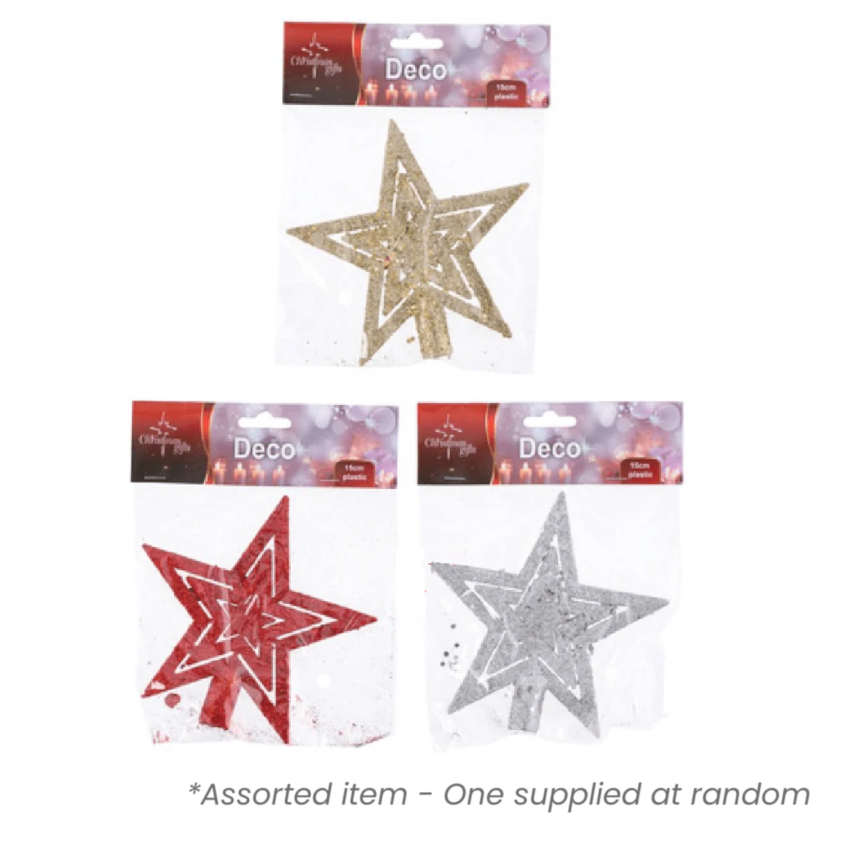 Christmas Peak Star 15cm