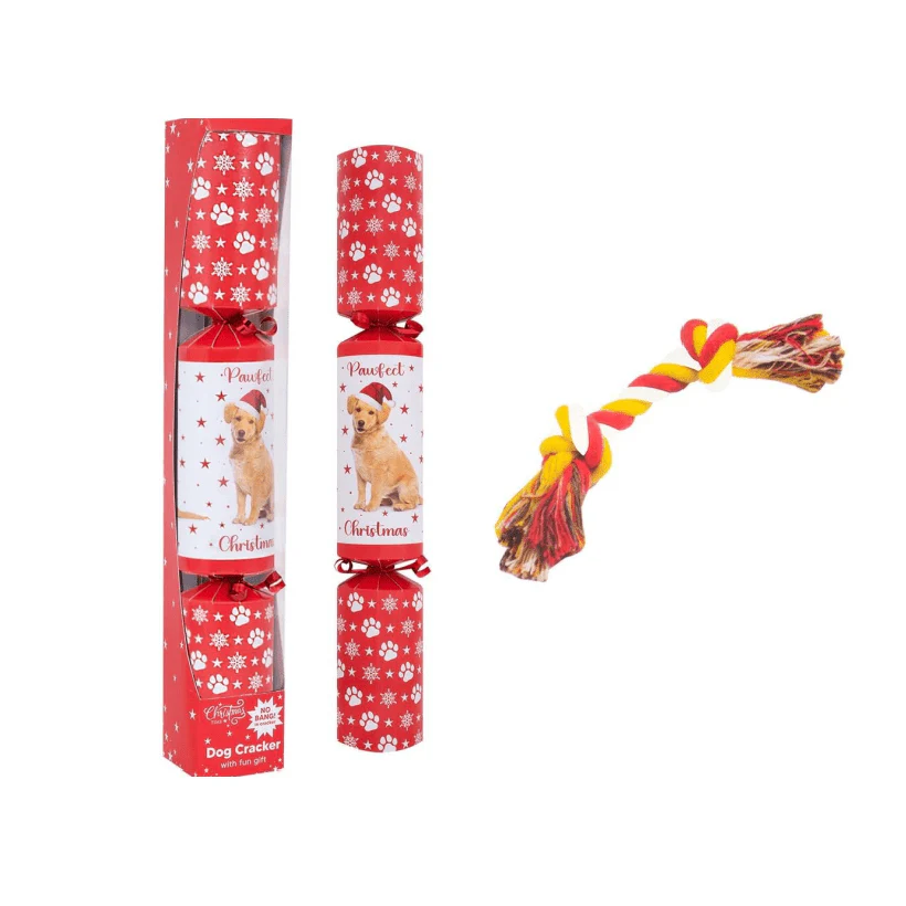 Christmas Pet Dog 14" Cracker