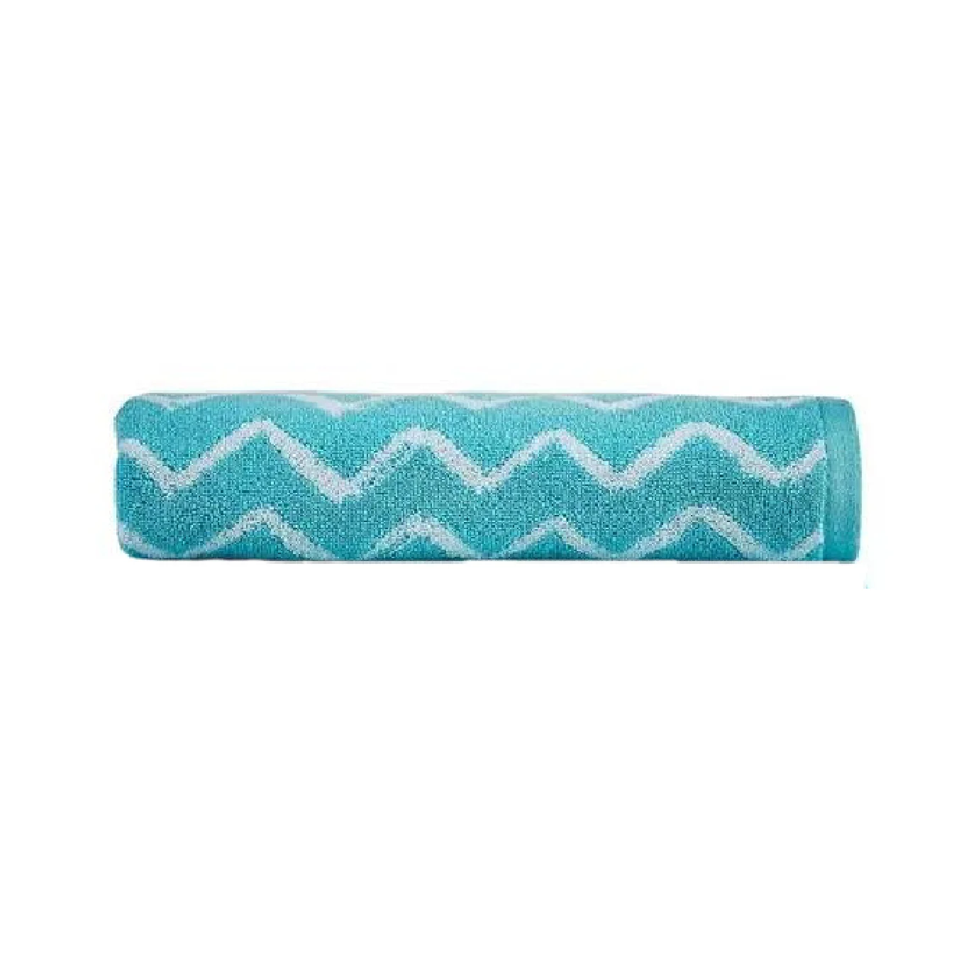 Christy Zig Zag Bath Sheet Aqua 90 x 150cm