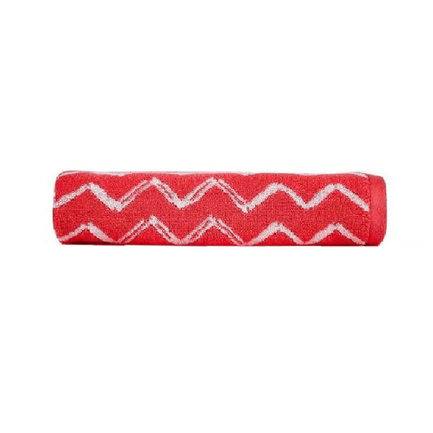 Christy Zig Zag Hand Towel Coral 50 x 90cm