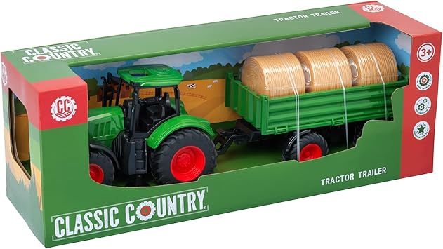 Classic Country Tractor & Trailer Set