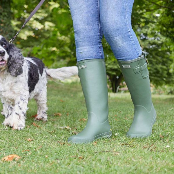 Classic Rubber Wellingtons - Green Size 8