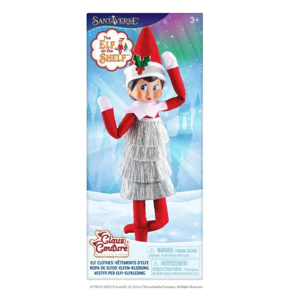 Claus Couture Tiny Tinsel Dress