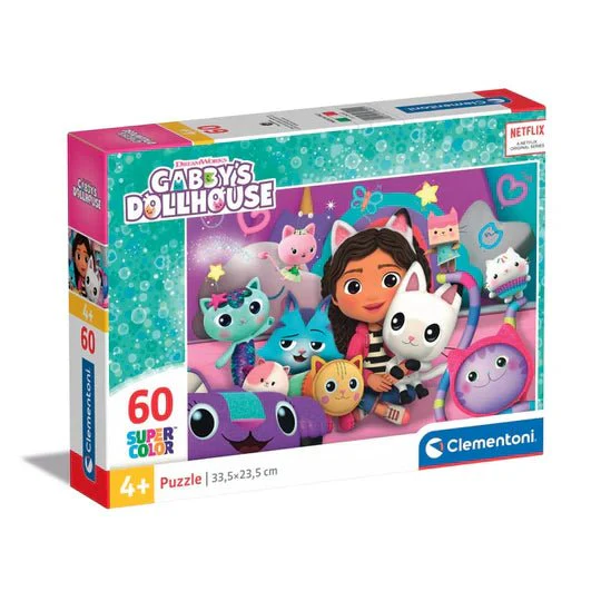 Clementoni Gabby's Dollhouse 60 piece Puzzle
