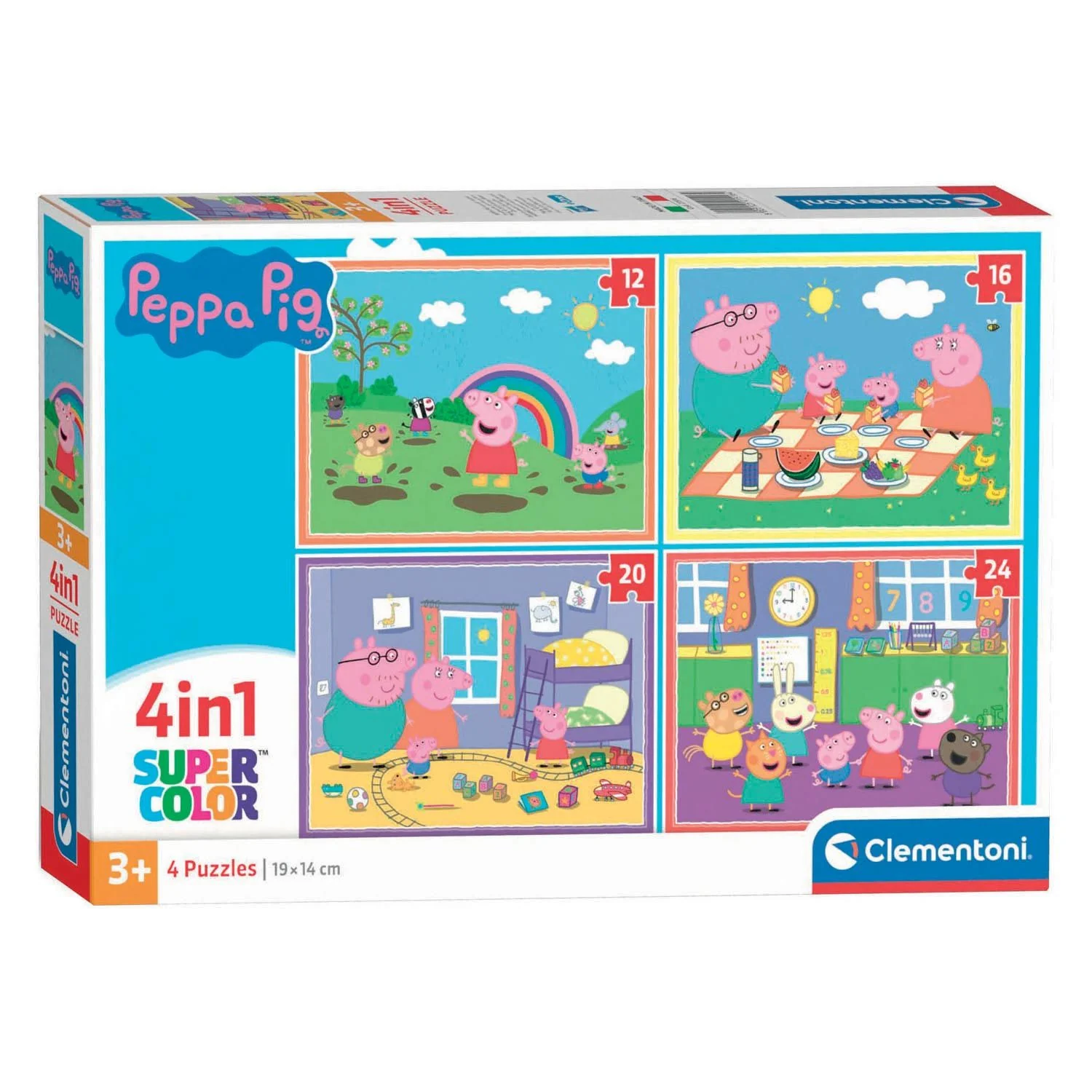 Clementoni Peppa Pig 4-In-1 Puzzle