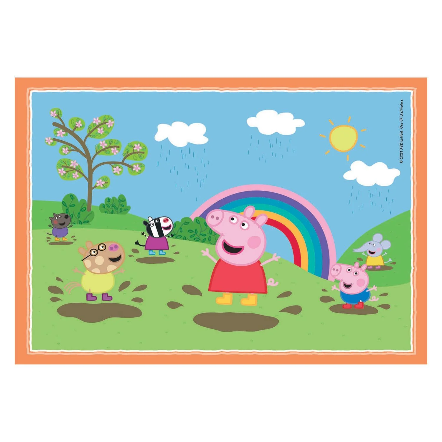 Clementoni Peppa Pig 4-In-1 Puzzle - Image 2