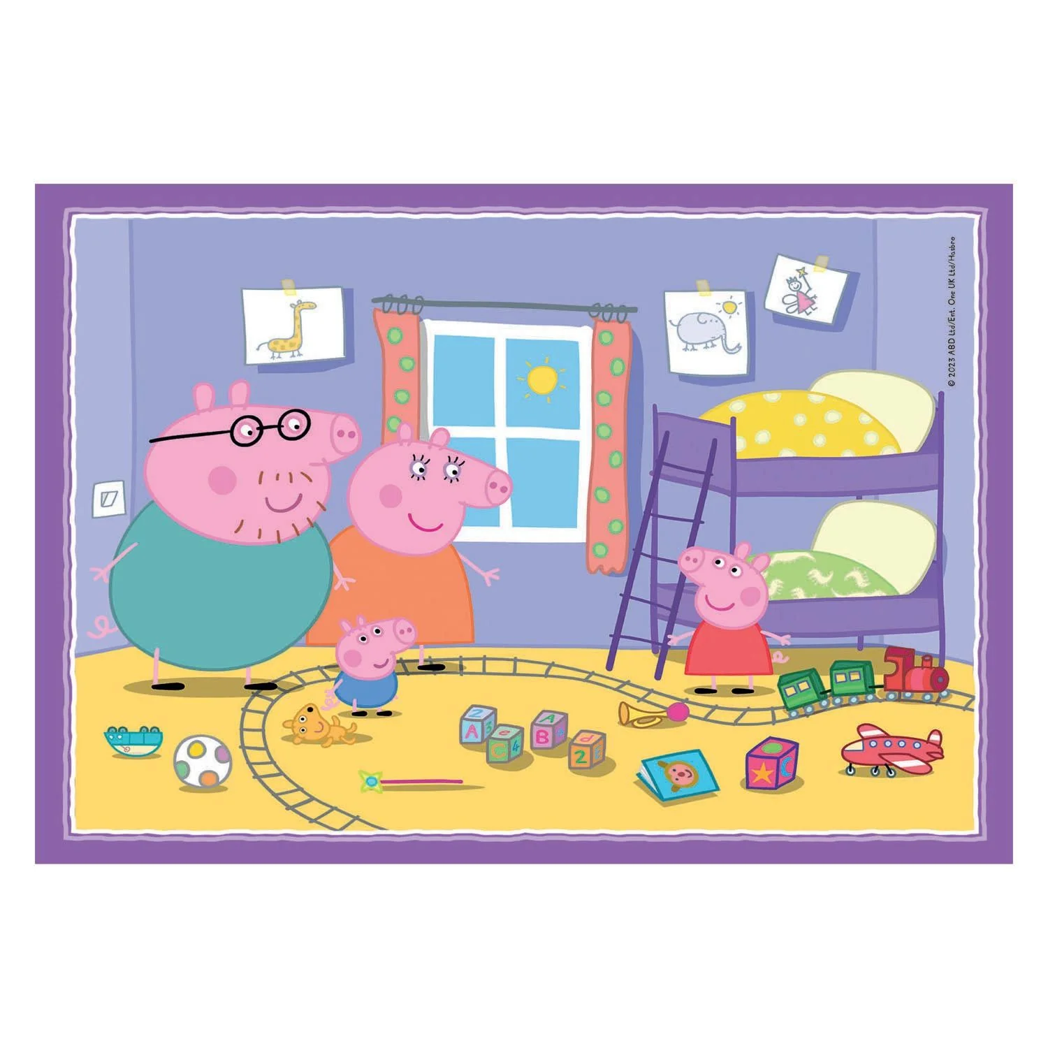 Clementoni Peppa Pig 4-In-1 Puzzle - Image 4