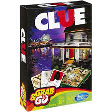 Cluedo Grab & Go Travel Game