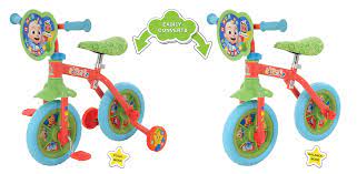 Cocomelon 2In1 10 Inch Training Bike - Image 3