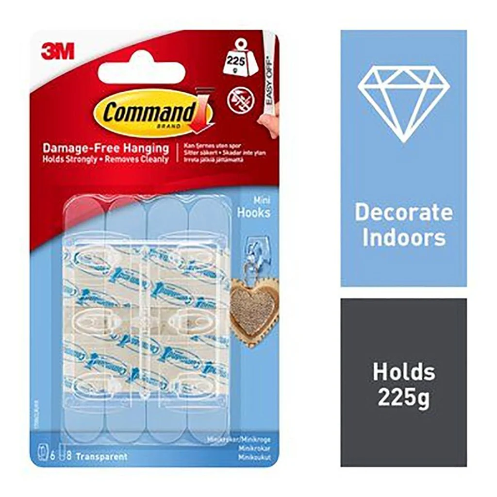 Command 3M 17006 Clear Hooks