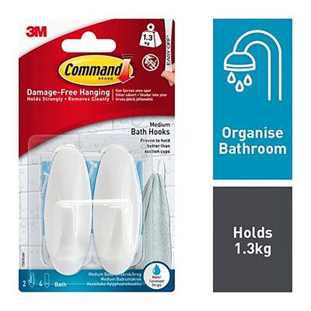 Command Med Oval Hooks 2/4 3M17081