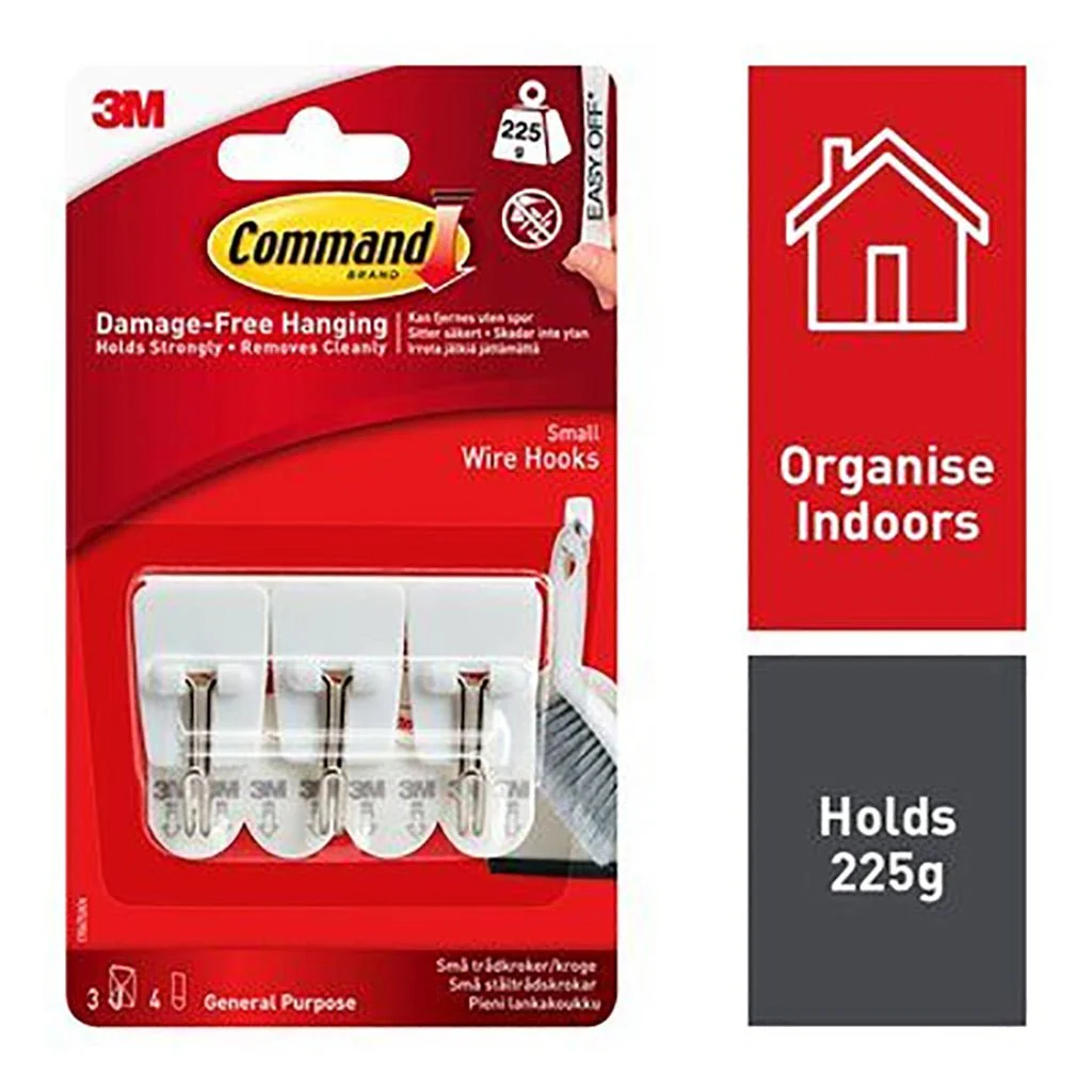 Command Sml Wire Hook 3M17067