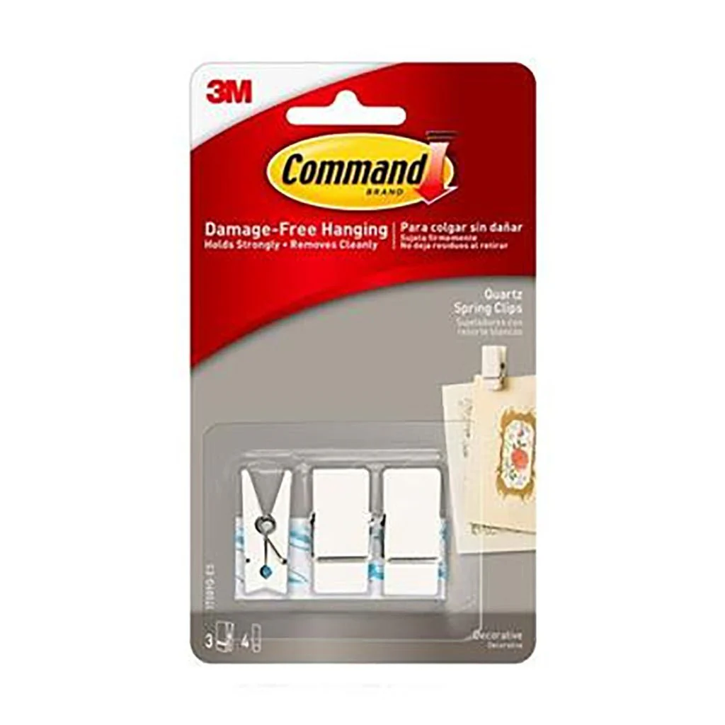 Command Spring Clip Quarz