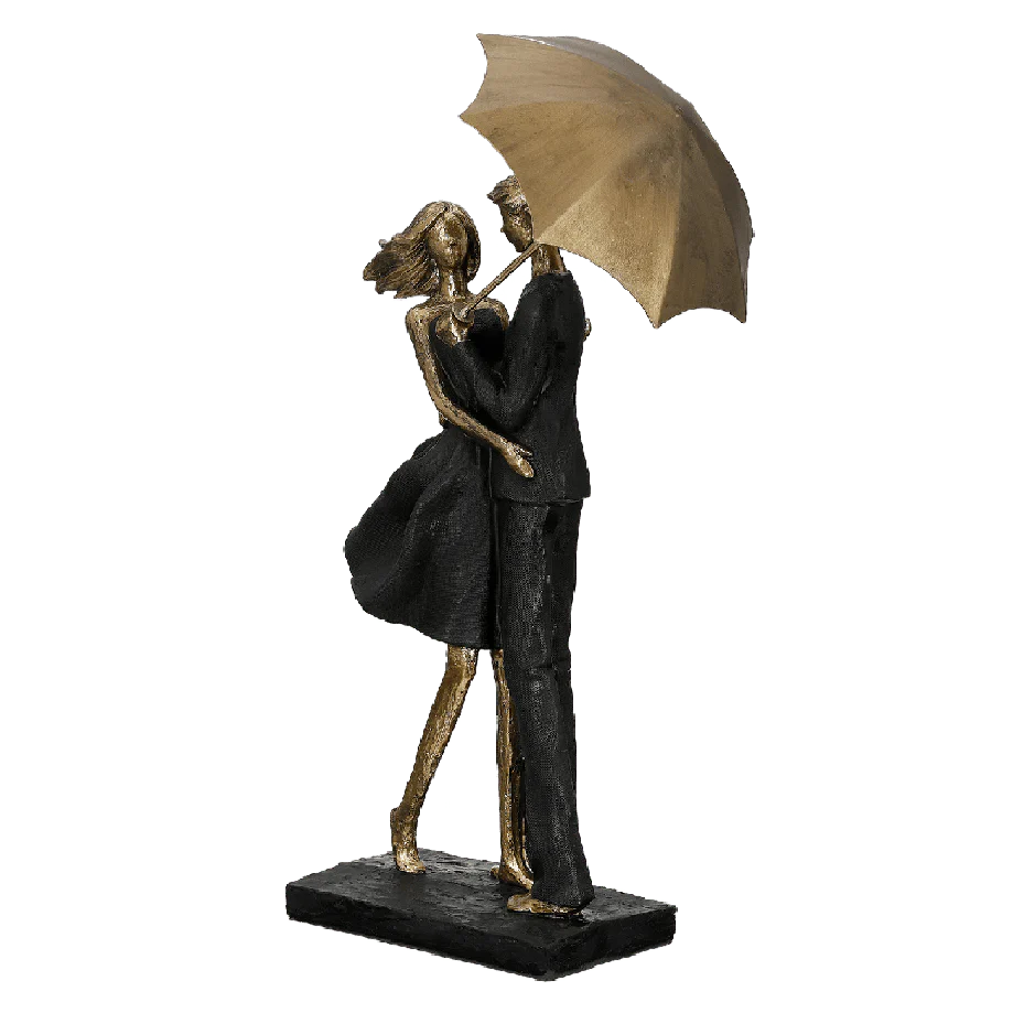 Couple Dancing in the Rain Figure 36.5cm - Image 4