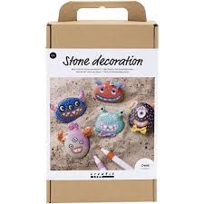 Craft Kit Stone Decoration Assorted Styles Monster