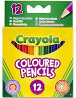 Crayola 12 Half Length Pencils