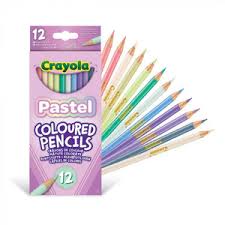 Crayola 12 Pastel Coloured Pencils - Image 2