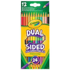 Crayola 12 Pack  Dual Sided Pencils