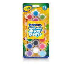 Crayola 18 Washable Kids Paint (88.7Ml)