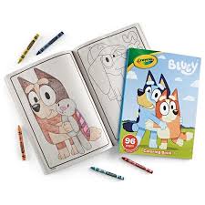 Crayola 96 Pg Bluey Colouring Book - Image 2