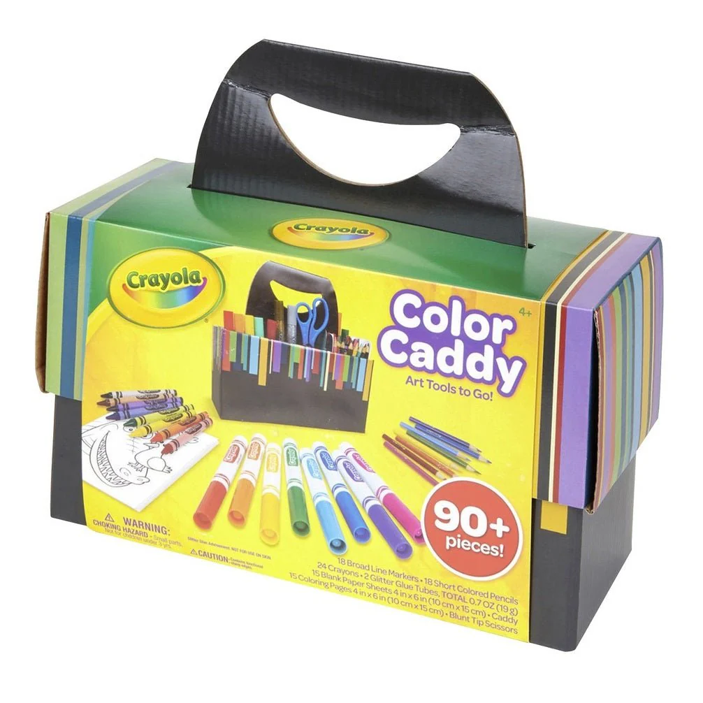 Crayola Color Caddy 90pc+ Art Tools